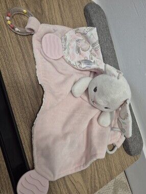 *5 Items for $25* Modern Baby pink bunny security blanket lovey
